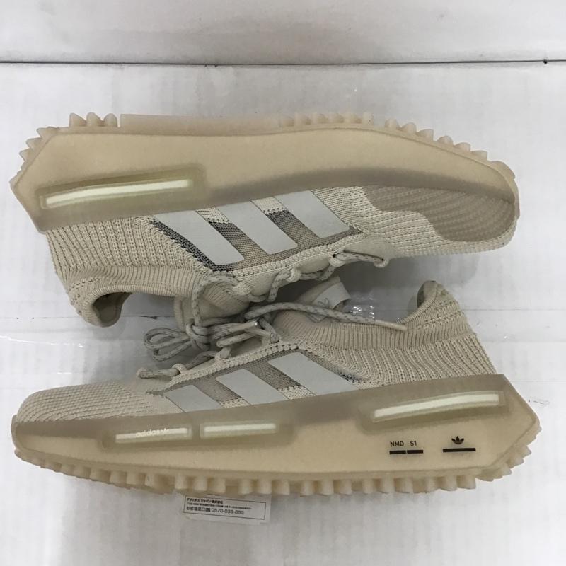 アディダス adidas スニーカー スニーカー HQ4439 NMD_S1 27cm 箱有 27.0cm ロゴ、文字 アイボリー / アイボリー /  メンズ USED 古着 中古 10100289