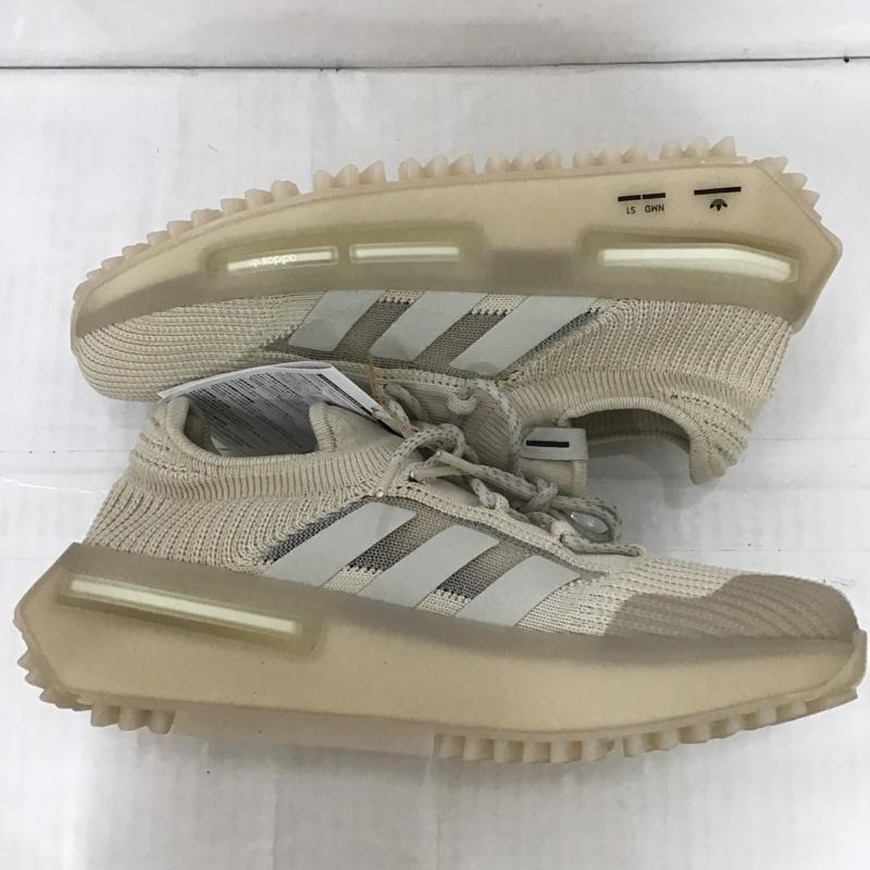 アディダス adidas スニーカー スニーカー HQ4439 NMD_S1 27cm 箱有 27.0cm ロゴ、文字 アイボリー / アイボリー /  メンズ USED 古着 中古 10100289