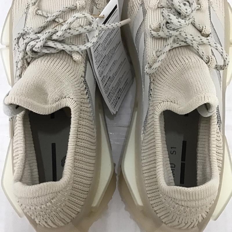 アディダス adidas スニーカー スニーカー HQ4439 NMD_S1 27cm 箱有 27.0cm ロゴ、文字 アイボリー / アイボリー /  メンズ USED 古着 中古 10100289