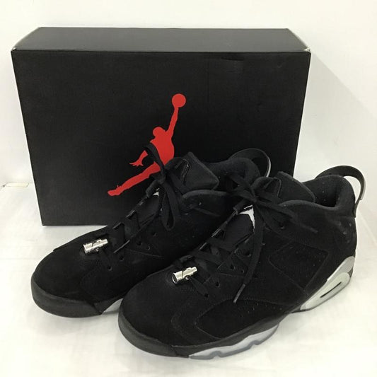 ナイキ NIKE スニーカー スニーカー 304401-003 AIR JORDAN 6 RETRO LOW 27cm 箱有 27.0cm ワンポイント 黒 / ブラック /  メンズ USED 古着 中古 10100307