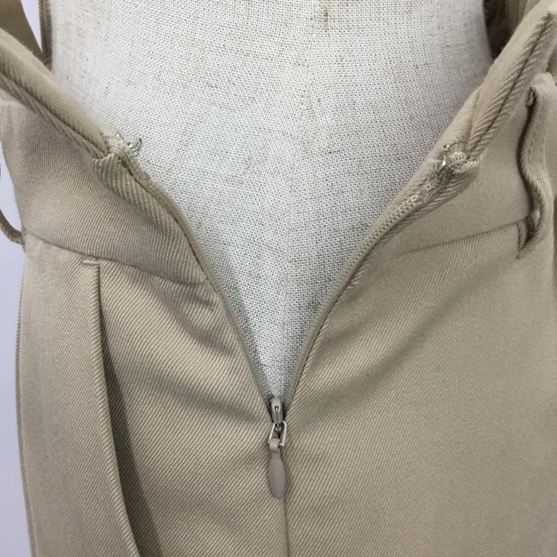 ナチュラルビューティーベーシック NATURAL BEAUTY BASIC ボトムス ボトムス 017-8130070 ワイドパンツ M 無地 ベージュ / ベージュ /  レディース USED 古着 中古 10100368