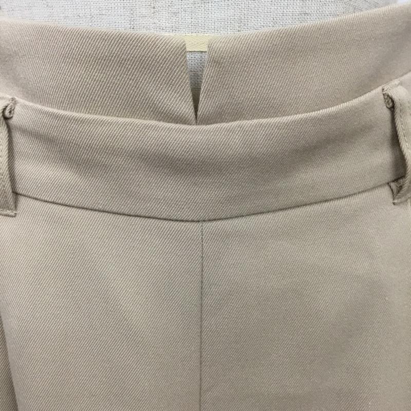 ナチュラルビューティーベーシック NATURAL BEAUTY BASIC ボトムス ボトムス 017-8130070 ワイドパンツ M 無地 ベージュ / ベージュ /  レディース USED 古着 中古 10100368