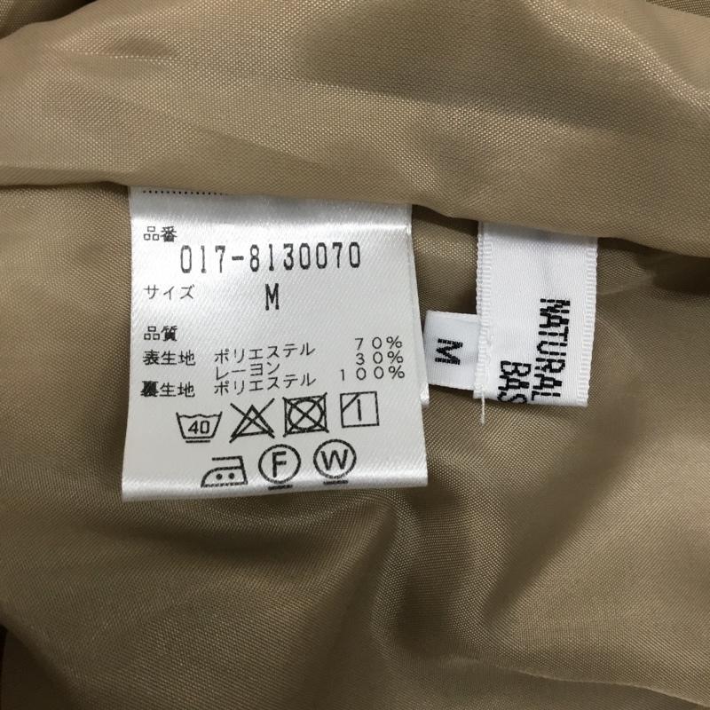 ナチュラルビューティーベーシック NATURAL BEAUTY BASIC ボトムス ボトムス 017-8130070 ワイドパンツ M 無地 ベージュ / ベージュ /  レディース USED 古着 中古 10100368