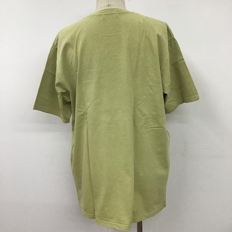 アベイシングエイプ A BATHING APE Tシャツ 半袖 半袖カットソー プリントTシャツ クルーネックカットソー XXL ロゴ、文字 カーキ / カーキ /  メンズ USED 古着 中古 10100377