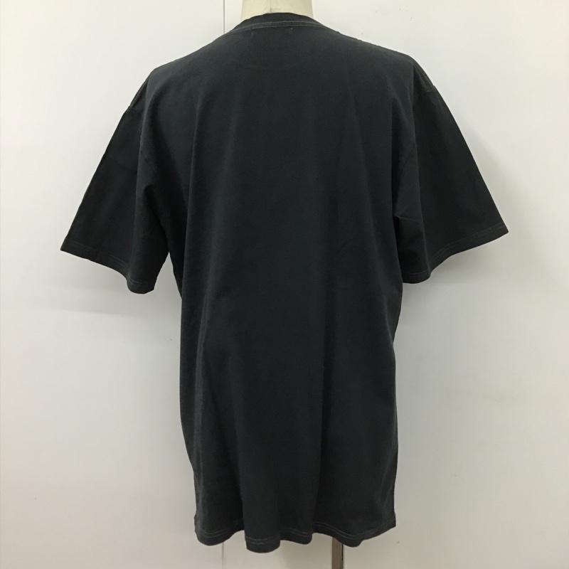 アベイシングエイプ A BATHING APE Tシャツ 半袖 半袖カットソー プリントTシャツ クルーネックカットソー XXL ロゴ、文字 紺 / ネイビー /  メンズ USED 古着 中古 10100378