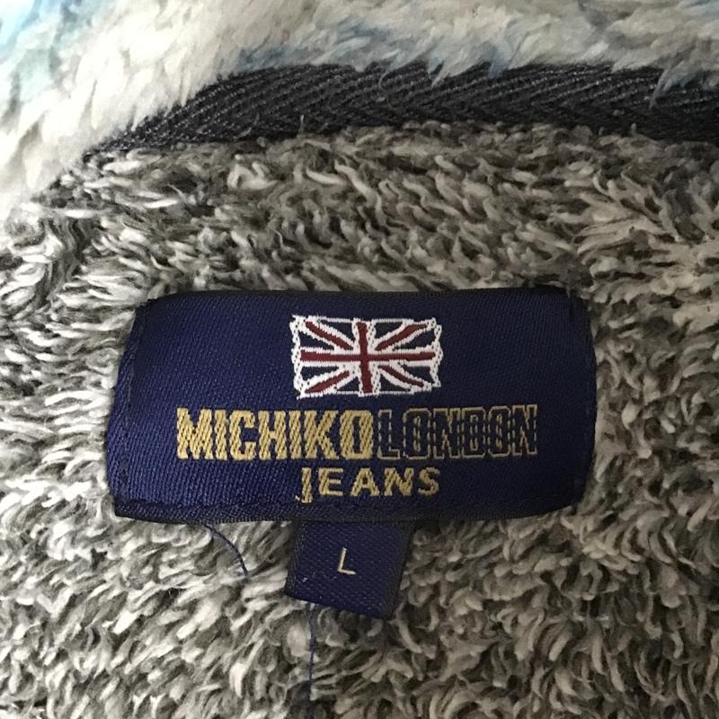 ミチコロンドン MICHIKO LONDON ジャケット、上着 ジャンパー、ブルゾン ジップアップジャケット ジャンパー ジャケット カジュアルジャケット フリースジャケット L 総柄 マルチカラー / マルチカラー /  メンズ USED 古着 中古 10100380
