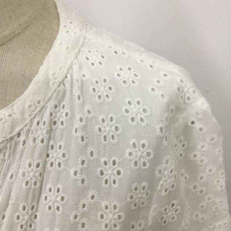 ザラ ZARA ワンピース ロングスカート 7831 770 251 Vネック エンブロイダリー XS 刺繍 白 / ホワイト /  レディース USED 古着 中古 10100391
