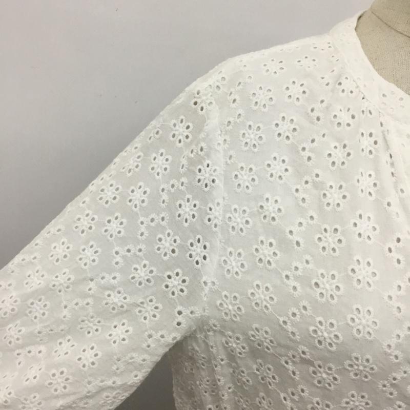 ザラ ZARA ワンピース ロングスカート 7831 770 251 Vネック エンブロイダリー XS 刺繍 白 / ホワイト /  レディース USED 古着 中古 10100391