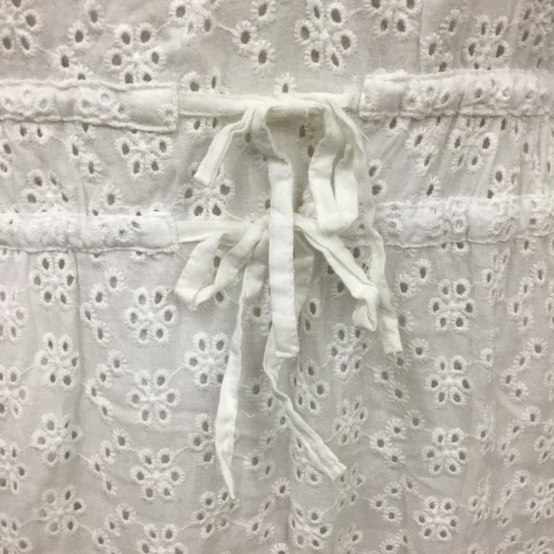 ザラ ZARA ワンピース ロングスカート 7831 770 251 Vネック エンブロイダリー XS 刺繍 白 / ホワイト /  レディース USED 古着 中古 10100391