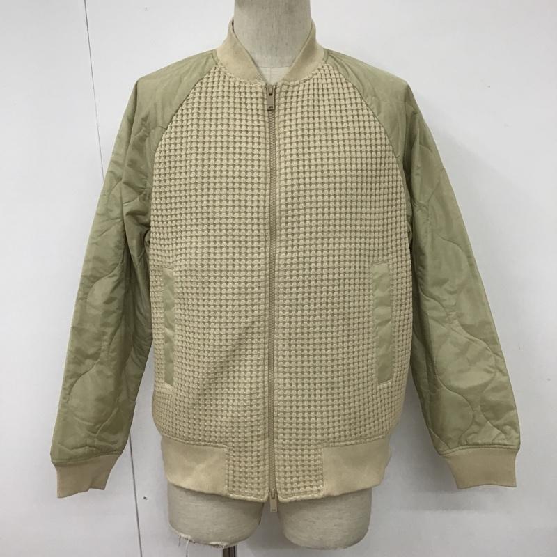 シーグリーン Seagreen ジャケット、上着 ジャンパー、ブルゾン MSEA21A8233-M BIGWAFFLEblouson ジップアップジャケット ラグラン カジュアルジャケット キルティングジャケット 2 無地 ベージュ / ベージュ /  メンズ USED 古着 中古 10100395