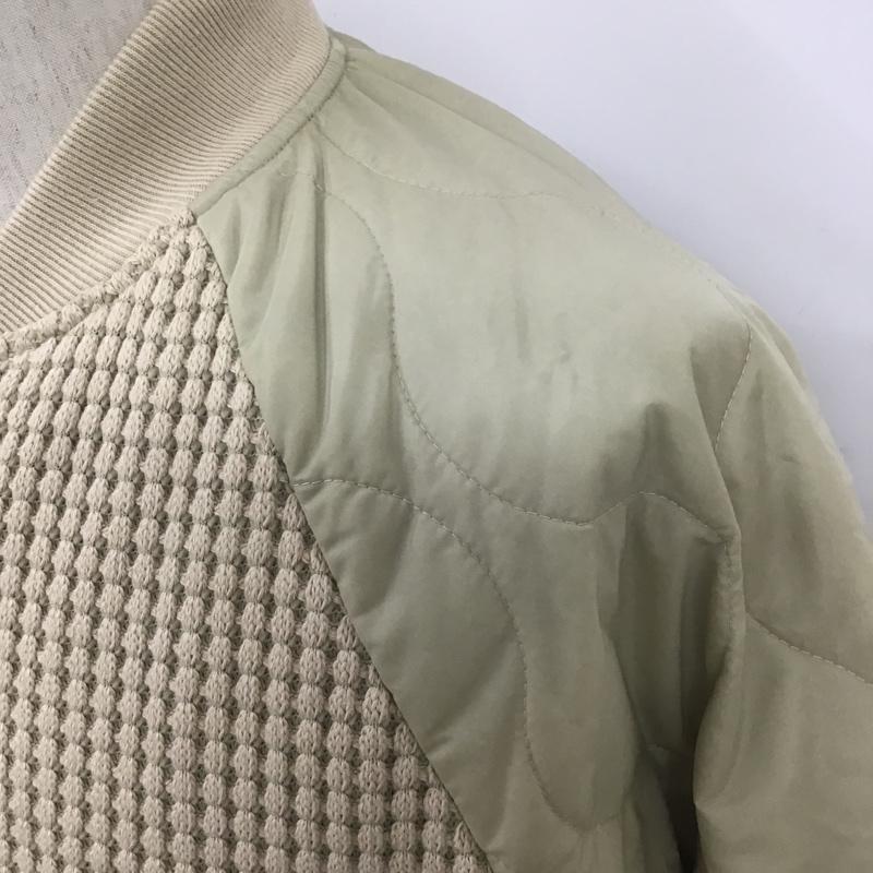 シーグリーン Seagreen ジャケット、上着 ジャンパー、ブルゾン MSEA21A8233-M BIGWAFFLEblouson ジップアップジャケット ラグラン カジュアルジャケット キルティングジャケット 2 無地 ベージュ / ベージュ /  メンズ USED 古着 中古 10100395