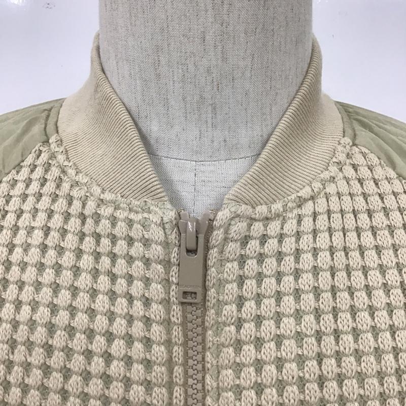 シーグリーン Seagreen ジャケット、上着 ジャンパー、ブルゾン MSEA21A8233-M BIGWAFFLEblouson ジップアップジャケット ラグラン カジュアルジャケット キルティングジャケット 2 無地 ベージュ / ベージュ /  メンズ USED 古着 中古 10100395