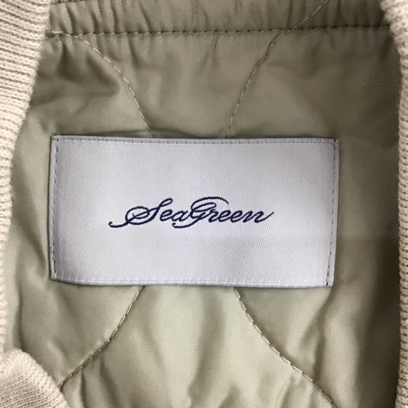 シーグリーン Seagreen ジャケット、上着 ジャンパー、ブルゾン MSEA21A8233-M BIGWAFFLEblouson ジップアップジャケット ラグラン カジュアルジャケット キルティングジャケット 2 無地 ベージュ / ベージュ /  メンズ USED 古着 中古 10100395