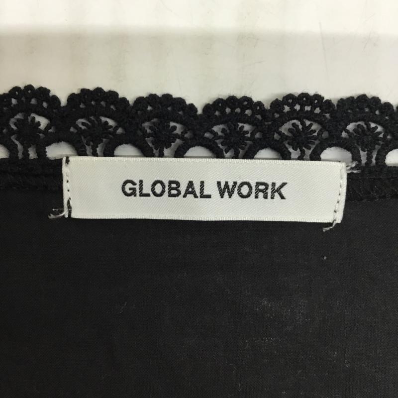 グローバルワーク GLOBAL WORK ワンピース ロングスカート GW717503MB ガウンワンピース FREE 刺繍 黒 / ブラック /  レディース USED 古着 中古 10100399