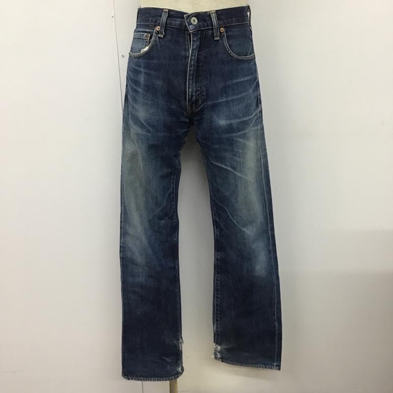 リーバイストラウスアンドコー Levi Strauss & co. パンツ デニム、ジーンズ デニムパンツ ストレートパンツ ワイドパンツ カジュアルパンツ 29インチ 無地 インディゴ / インディゴ /  メンズ USED 古着 中古 10100404