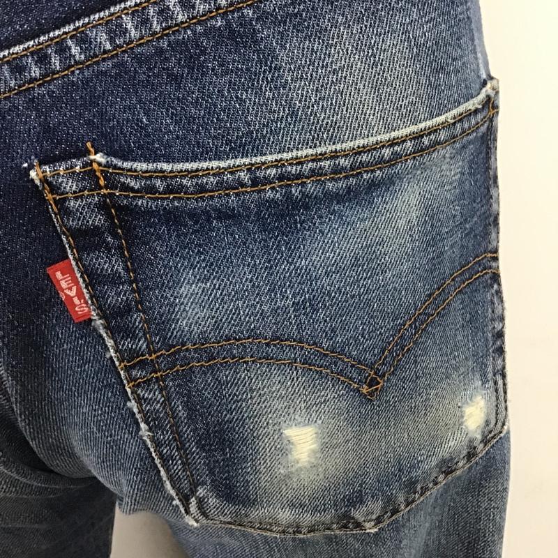 リーバイストラウスアンドコー Levi Strauss & co. パンツ デニム、ジーンズ デニムパンツ ストレートパンツ ワイドパンツ カジュアルパンツ 29インチ 無地 インディゴ / インディゴ /  メンズ USED 古着 中古 10100404