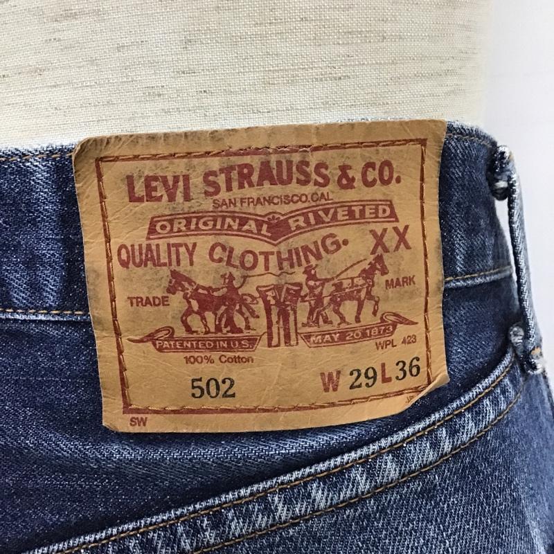 リーバイストラウスアンドコー Levi Strauss & co. パンツ デニム、ジーンズ デニムパンツ ストレートパンツ ワイドパンツ カジュアルパンツ 29インチ 無地 インディゴ / インディゴ /  メンズ USED 古着 中古 10100404