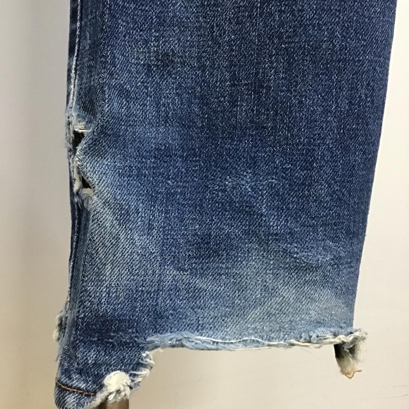 リーバイストラウスアンドコー Levi Strauss & co. パンツ デニム、ジーンズ デニムパンツ ストレートパンツ ワイドパンツ カジュアルパンツ 29インチ 無地 インディゴ / インディゴ /  メンズ USED 古着 中古 10100404