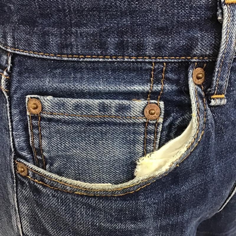 リーバイストラウスアンドコー Levi Strauss & co. パンツ デニム、ジーンズ デニムパンツ ストレートパンツ ワイドパンツ カジュアルパンツ 29インチ 無地 インディゴ / インディゴ /  メンズ USED 古着 中古 10100404
