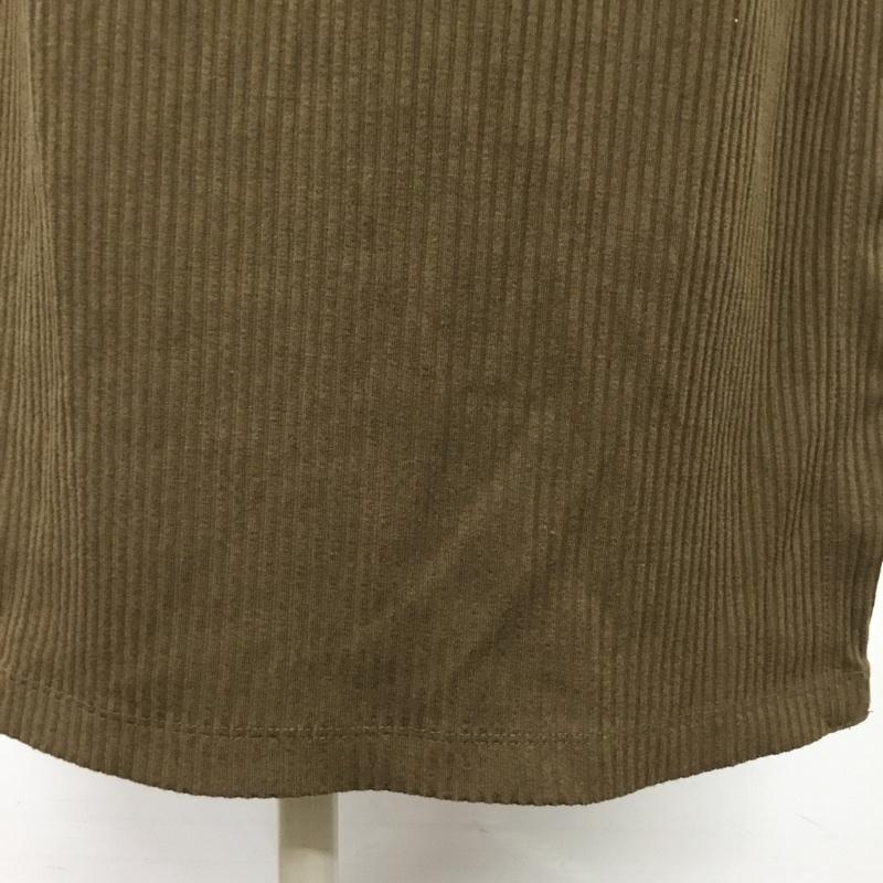 マウジー MOUSSY ワンピース ロングスカート 010BSH80-0910 BUTTON UP RIB DRESS リブ ノースリーブ FREE 無地 茶 / ブラウン /  レディース USED 古着 中古 10100411