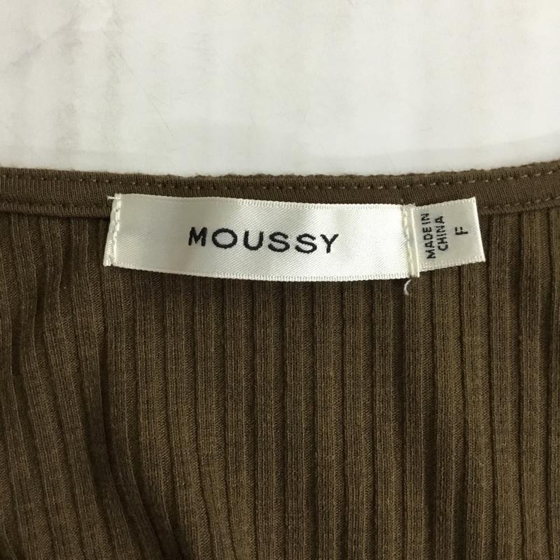マウジー MOUSSY ワンピース ロングスカート 010BSH80-0910 BUTTON UP RIB DRESS リブ ノースリーブ FREE 無地 茶 / ブラウン /  レディース USED 古着 中古 10100411