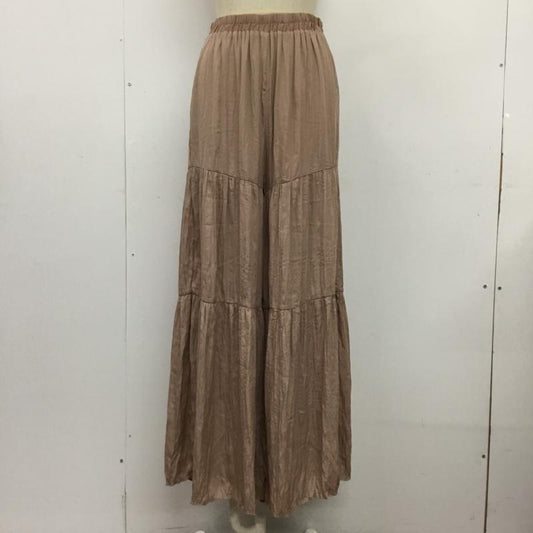 トゥーザシー To the sea ボトムス ボトムス ワイドパンツ ティアードパンツ To the sea M 無地 桃 / ピンク /  レディース USED 古着 中古 10100416