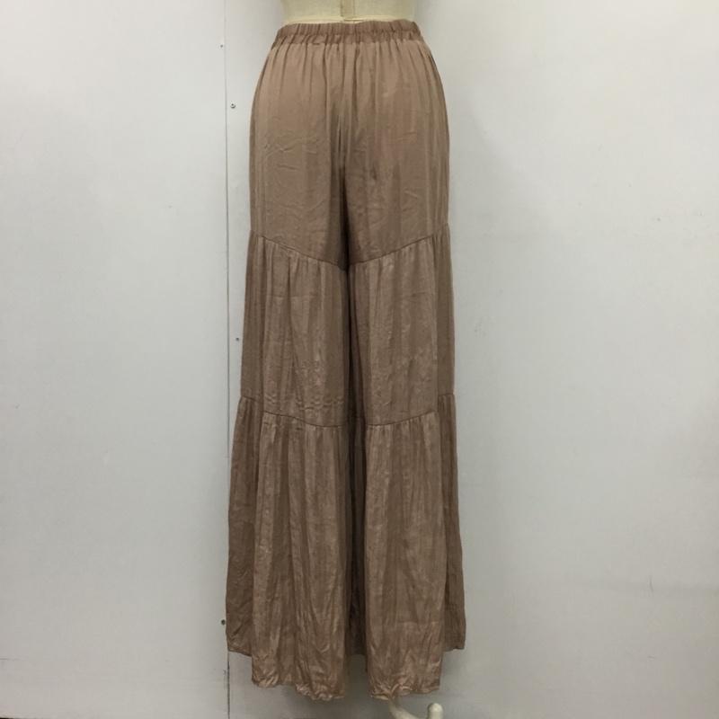 トゥーザシー To the sea ボトムス ボトムス ワイドパンツ ティアードパンツ To the sea M 無地 桃 / ピンク /  レディース USED 古着 中古 10100416