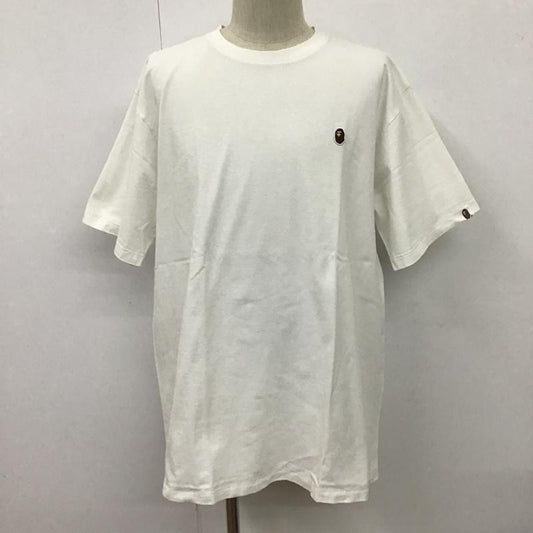 アベイシングエイプ A BATHING APE Tシャツ 半袖 ONE POINT TEE 2XL ワンポイント 白 / ホワイト /  メンズ USED 古着 中古 10100420