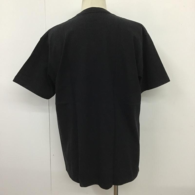 アベイシングエイプ A BATHING APE Tシャツ 半袖 クルーネック プリント XL ロゴ、文字 黒 / ブラック /  メンズ USED 古着 中古 10100426