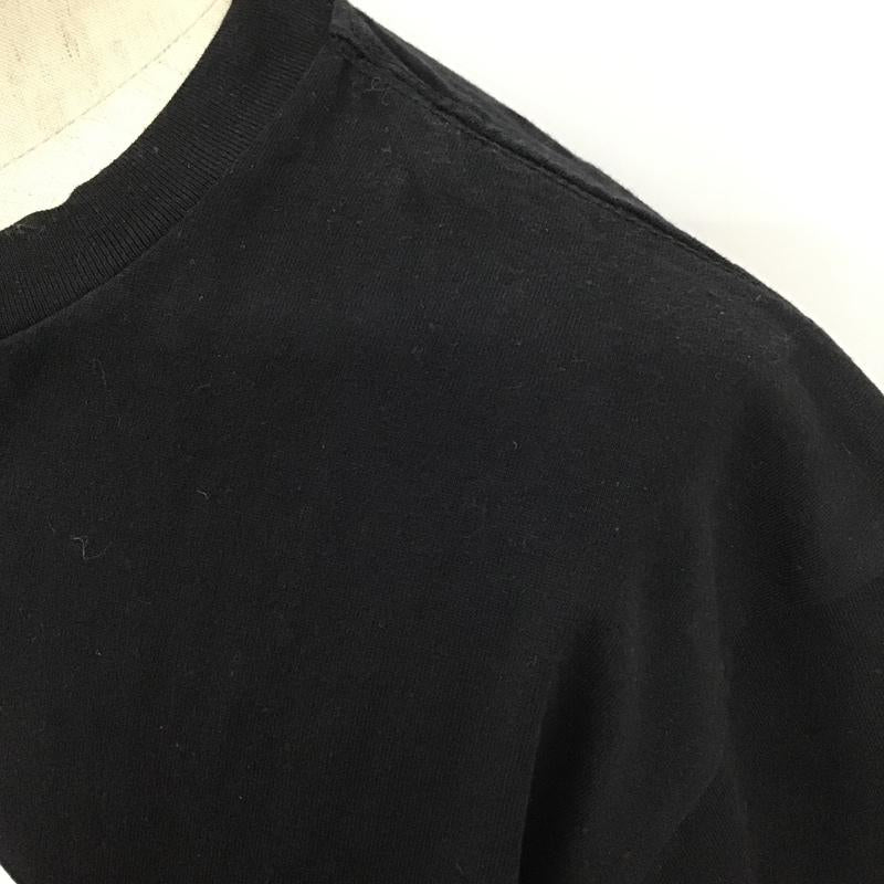 アベイシングエイプ A BATHING APE Tシャツ 半袖 クルーネック プリント XL ロゴ、文字 黒 / ブラック /  メンズ USED 古着 中古 10100426