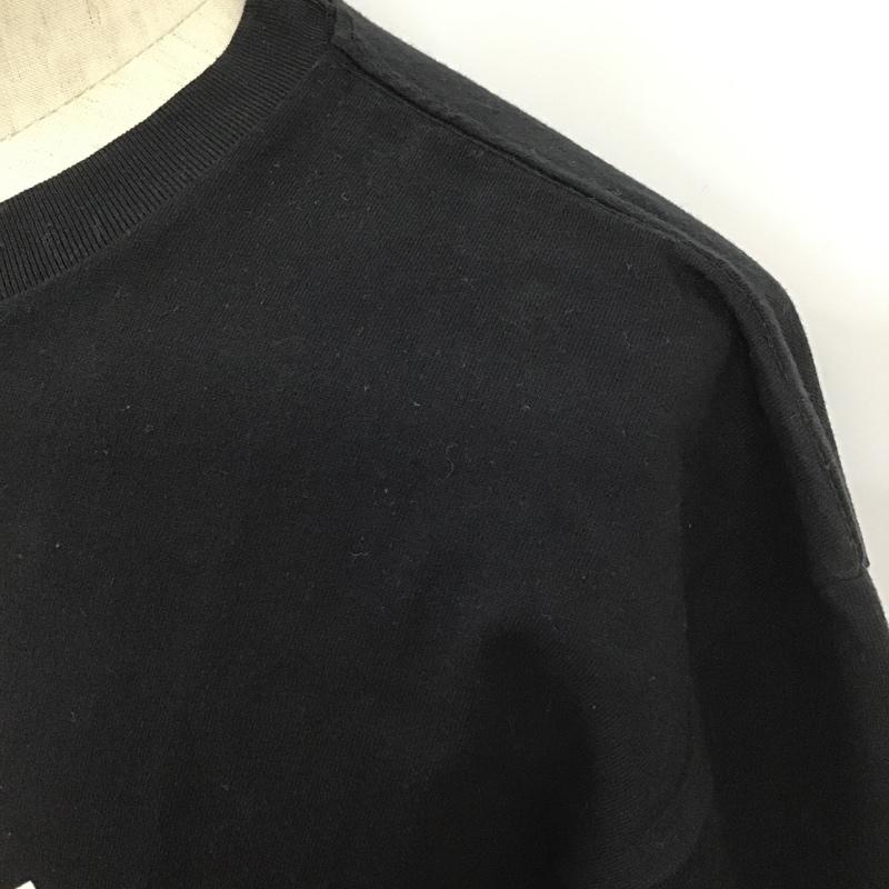 アベイシングエイプ A BATHING APE Tシャツ 半袖 クルーネック プリント XL ロゴ、文字 黒 / ブラック /  メンズ USED 古着 中古 10100428
