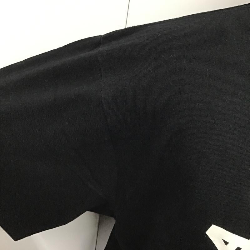 アベイシングエイプ A BATHING APE Tシャツ 半袖 クルーネック プリント XL ロゴ、文字 黒 / ブラック /  メンズ USED 古着 中古 10100428