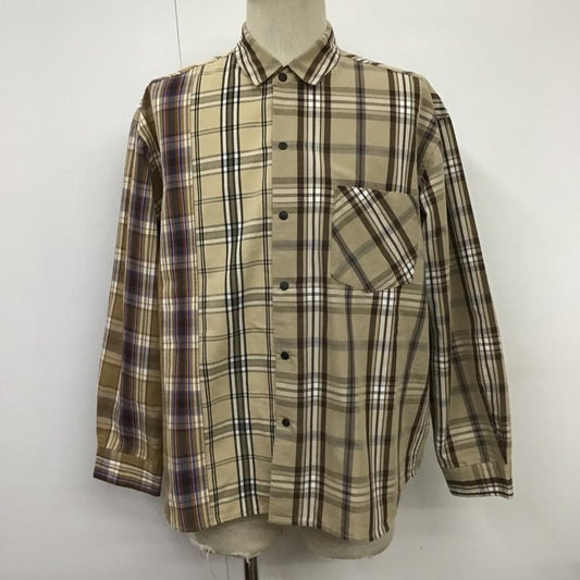 ビームス ハート BEAMS HEART シャツ、ブラウス 長袖 42-11-0453-413 チェッククレイジービッグシャツ S チェック マルチカラー / マルチカラー /  メンズ USED 古着 中古 10100432