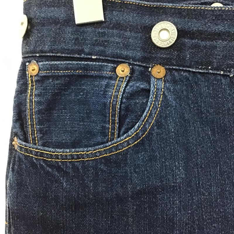 リーバイス Levi's パンツ デニム、ジーンズ 125-0024 30インチ 無地 インディゴ / インディゴ /  メンズ USED 古着 中古 10100458
