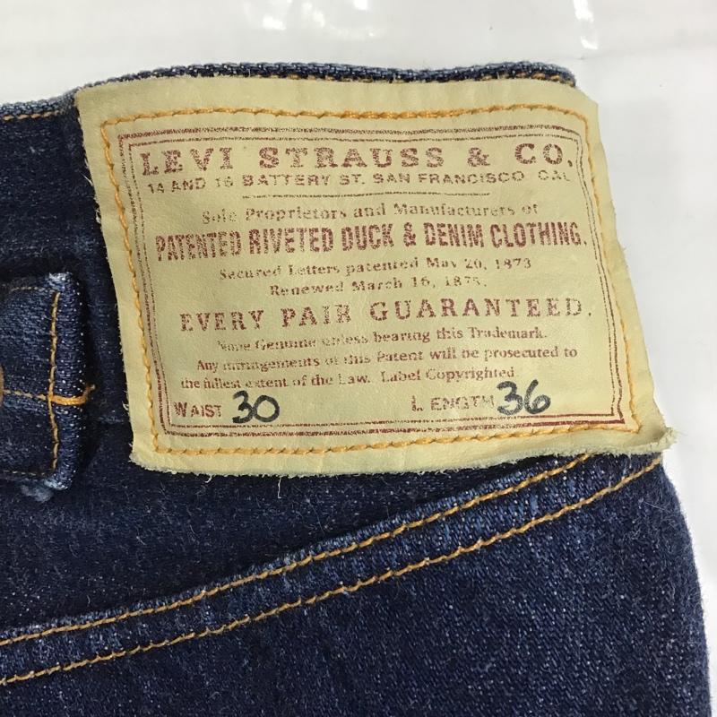 リーバイス Levi's パンツ デニム、ジーンズ 125-0024 30インチ 無地 インディゴ / インディゴ /  メンズ USED 古着 中古 10100458