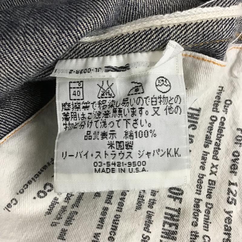 リーバイス Levi's パンツ デニム、ジーンズ 125-0024 30インチ 無地 インディゴ / インディゴ /  メンズ USED 古着 中古 10100458
