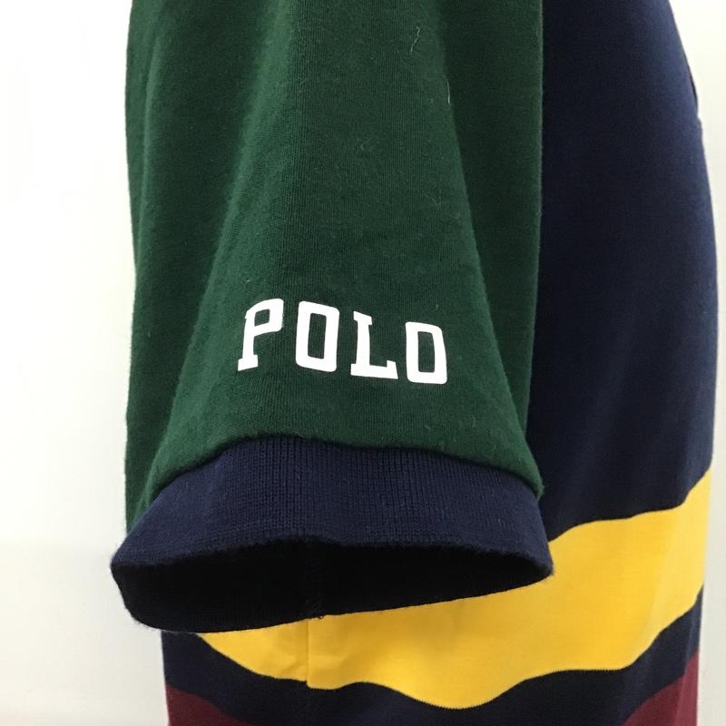 ポロラルフローレン POLO RALPH LAUREN ポロシャツ 半袖 M プリント マルチカラー / マルチカラー /  メンズ USED 古着 中古 10100545