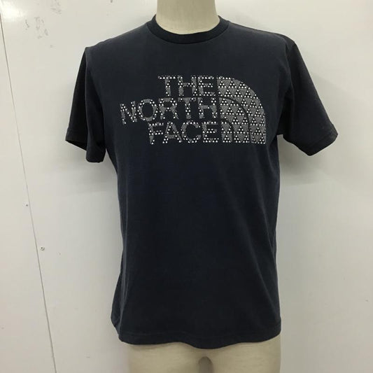 ザノースフェイス THE NORTH FACE Tシャツ 半袖 プリントt M プリント 紺 / ネイビー /  メンズ USED 古着 中古 10100548