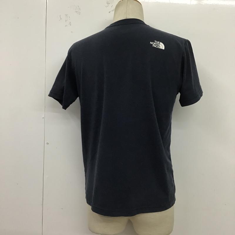 ザノースフェイス THE NORTH FACE Tシャツ 半袖 プリントt M プリント 紺 / ネイビー /  メンズ USED 古着 中古 10100548