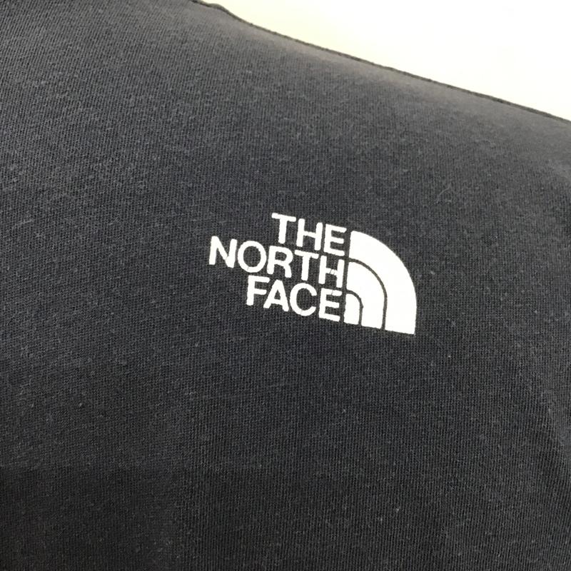 ザノースフェイス THE NORTH FACE Tシャツ 半袖 プリントt M プリント 紺 / ネイビー /  メンズ USED 古着 中古 10100548