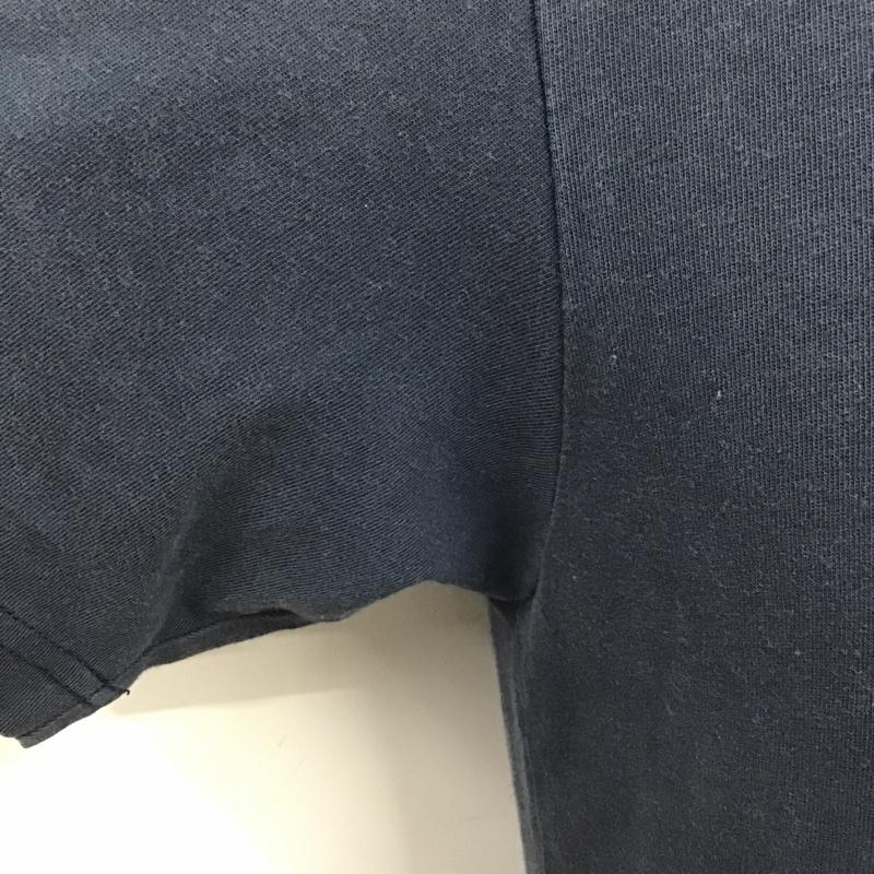 ザノースフェイス THE NORTH FACE Tシャツ 半袖 プリントt M プリント 紺 / ネイビー /  メンズ USED 古着 中古 10100548