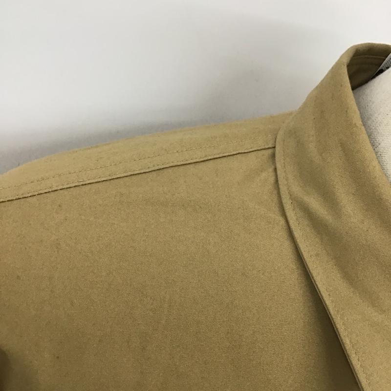 アベイシングエイプ A BATHING APE シャツ、ブラウス 長袖 ボーイスカウトシャツ L 無地 ベージュ / ベージュ /  メンズ USED 古着 中古 10100562