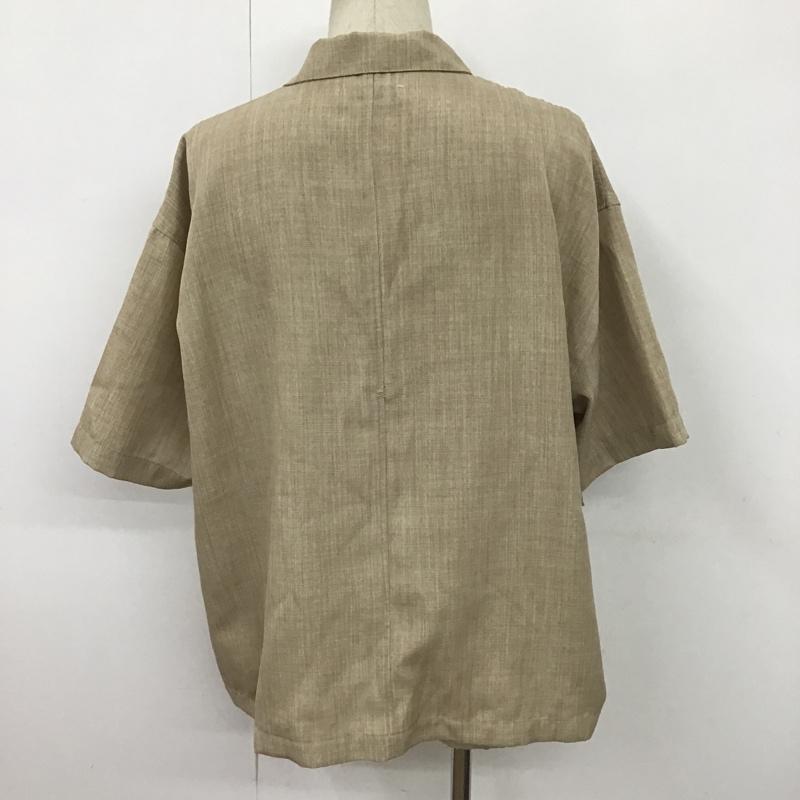 フリークスストア FREAK'S STORE シャツ、ブラウス 半袖 202-1030 半袖シャツ カラーシャツ カジュアルシャツ 無地シャツ M 無地 ベージュ / ベージュ /  メンズ USED 古着 中古 10100581