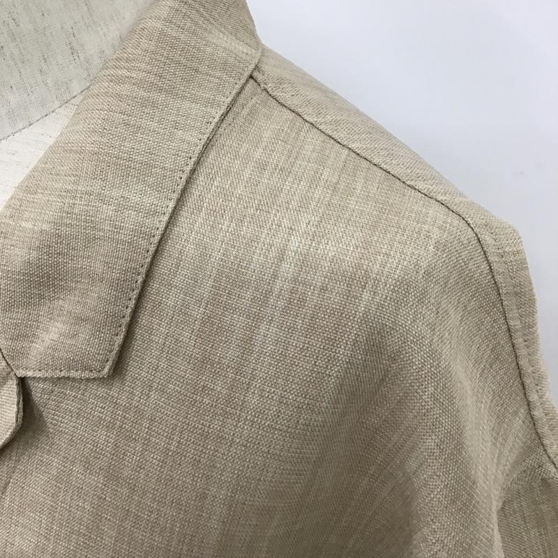 フリークスストア FREAK'S STORE シャツ、ブラウス 半袖 202-1030 半袖シャツ カラーシャツ カジュアルシャツ 無地シャツ M 無地 ベージュ / ベージュ /  メンズ USED 古着 中古 10100581