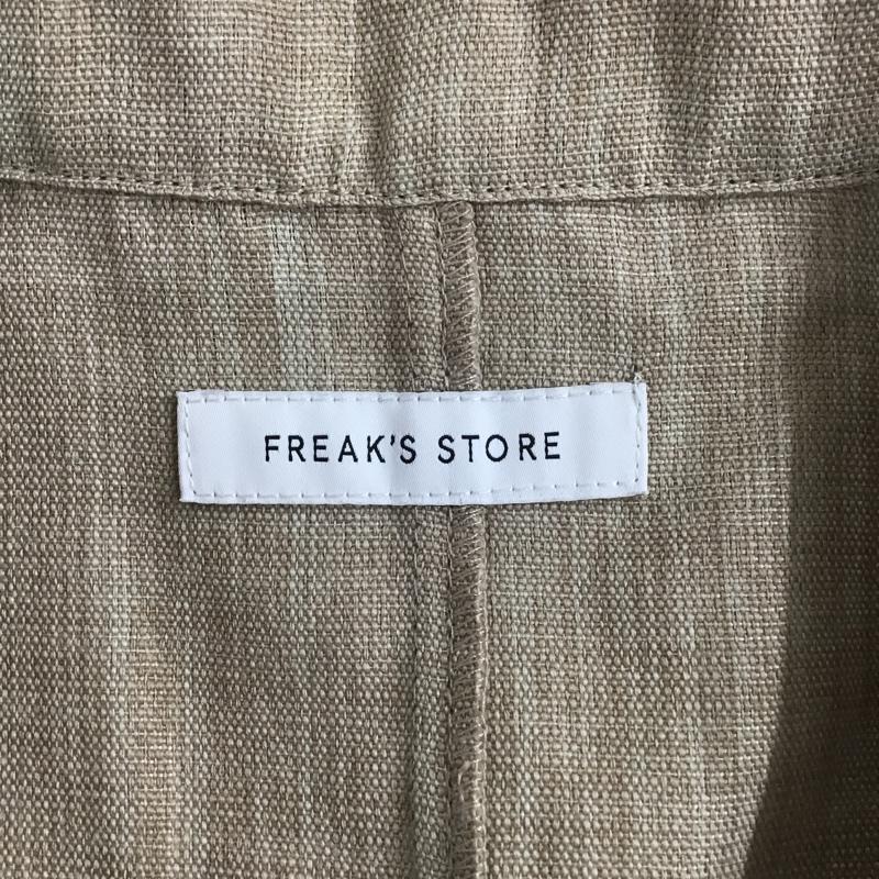 フリークスストア FREAK'S STORE シャツ、ブラウス 半袖 202-1030 半袖シャツ カラーシャツ カジュアルシャツ 無地シャツ M 無地 ベージュ / ベージュ /  メンズ USED 古着 中古 10100581