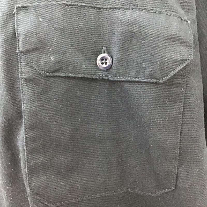 ディッキーズ Dickies シャツ、ブラウス 半袖 半袖シャツ カラーシャツ カジュアルシャツ 無地シャツ L 無地 紺 / ネイビー /  メンズ USED 古着 中古 10100594