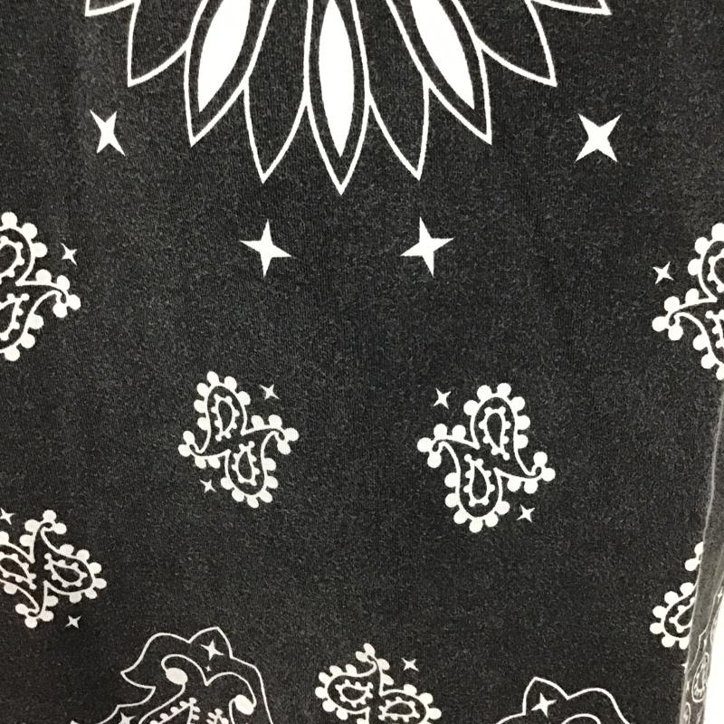 シュプリーム Supreme Tシャツ 半袖 21SS smallBoxbandanatee バンダナTシャツ プリントTシャツ 半袖カットソー L 総柄 黒 / ブラック / X 白 / ホワイト /  メンズ USED 古着 中古 10100597