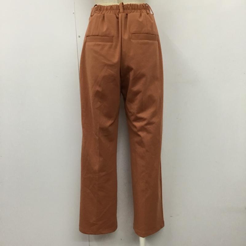 ローリーズファーム LOWRYS FARM ボトムス ボトムス LF522008AD ポンチピンタックイージーパンツ M 無地 橙 / オレンジ /  レディース USED 古着 中古 10100655