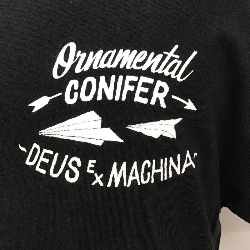 デウスエクスマキナ DEUS EX MACHINA Tシャツ 半袖 DMA51120E バックプリント S ロゴ、文字 黒 / ブラック / X 白 / ホワイト /  メンズ USED 古着 中古 10100678