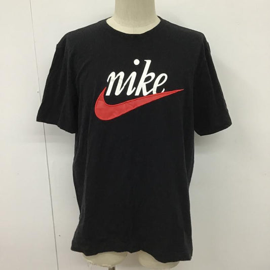 ナイキ NIKE Tシャツ 半袖 DJ1388-010 スウッシュ50 XL ロゴ、文字 黒 / ブラック /  メンズ USED 古着 中古 10100685